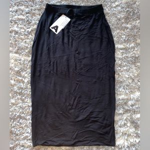 AYM Hi-Rise Cotton Pencil Skirt